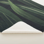 COUVERTURE SHERPA PLANTE VERT (3/4)