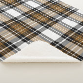 Couverture Sherpa Plaqué Brown Et Noir (3/4)