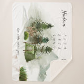 Couverture Sherpa Plein air Camping Aventure Twins Jalon (Devant)