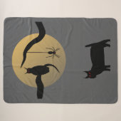 Couverture Sherpa Pleine Lune Hantée (Devant (Horizontal))