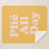 Couverture Sherpa Plie Toute La Journée Fun Ballet Danseuse Ballerin (Devant (Horizontal))