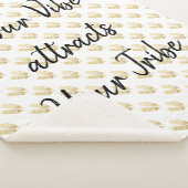 Couverture Sherpa Plumes d'or (3/4)