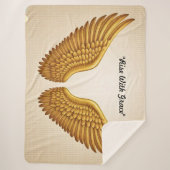 Couverture Sherpa "Plumes Tranquilles" (Devant)