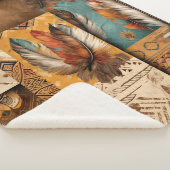 Couverture Sherpa Plumes tribales du sud-ouest aztèque (3/4)