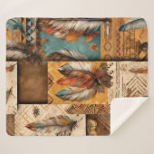 Couverture Sherpa Plumes tribales du sud-ouest aztèque (Devant (Horizontal))