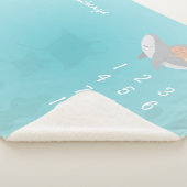 Couverture Sherpa Poignée Sherpa Shark et Baby (3/4)