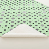 Couverture Sherpa Pointe Polka 01.Gris Lgreen BG (3/4)