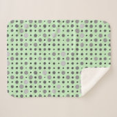 Couverture Sherpa Pointe Polka 01.Gris Lgreen BG (Devant (Horizontal))