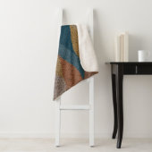 Couverture Sherpa Pointe Polka : Textile Vintage. (En situation)