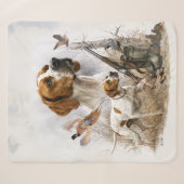 Couverture Sherpa Pointer Anglais (Devant (Horizontal))