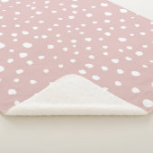 Couverture Sherpa Points Dalmatiens Rose, Points Dalmatiens, Impress (3/4)