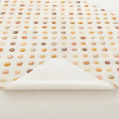 Couverture Sherpa Points de Latte Citrouille Pêche (3/4)