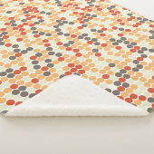 Couverture Sherpa Points rétro orange (3/4)