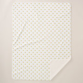 Couverture Sherpa Pois (Devant)