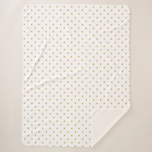 Couverture Sherpa Pois (Devant)