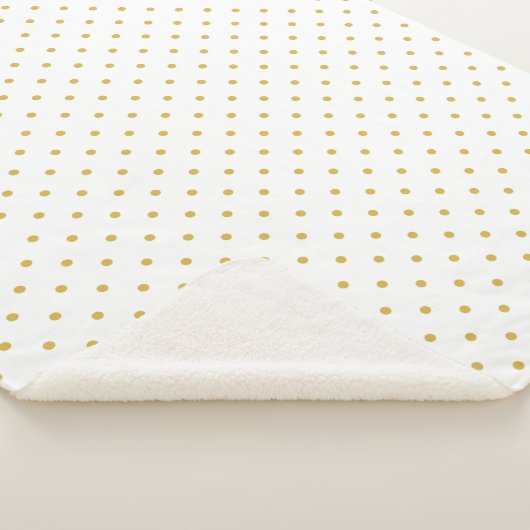 Couverture Sherpa Pois (3/4)