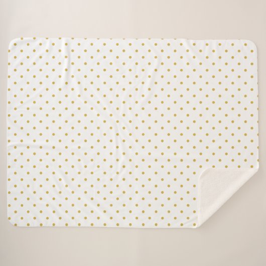 Couverture Sherpa Pois (Devant (Horizontal))