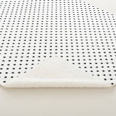 Couverture Sherpa Pois élégant et moderne (3/4)