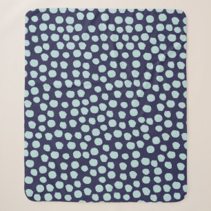 Couverture Sherpa Pois malin, motif à l'encre tendance.