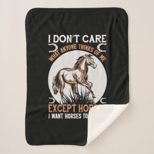 Couverture Sherpa Poison d'Equestrian I Do Not Care