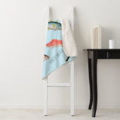 Couverture Sherpa Poisson d'eau salée - Nom du garçon Blanket- Poiss (En situation)