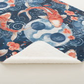 Couverture Sherpa Poisson japonais dans l'aquarelle (3/4)