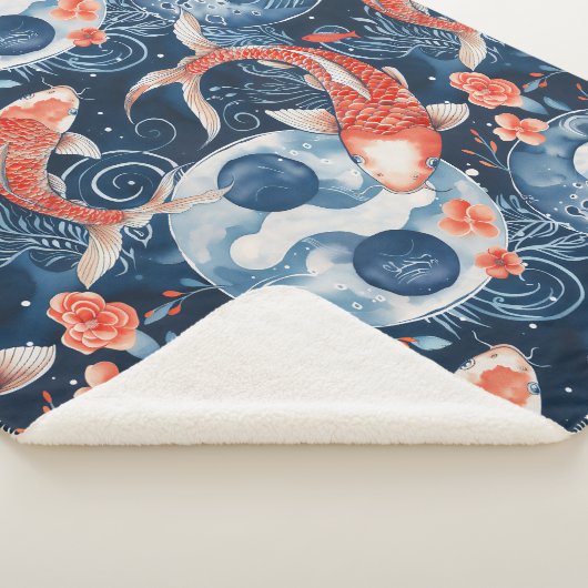 Couverture Sherpa Poisson japonais dans l'aquarelle (3/4)