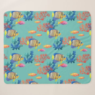 Couverture Sherpa Poissons Tropicaux & Corail