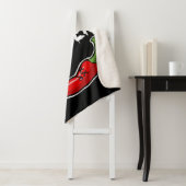 Couverture Sherpa Poivre Fantôme Drôle épicé Halloween Fantôme Peppe (En situation)