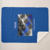 Couverture Sherpa Police Sherpa Blanket (Devant (Horizontal))
