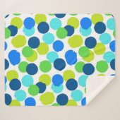 Couverture Sherpa Polka dot (Devant (Horizontal))