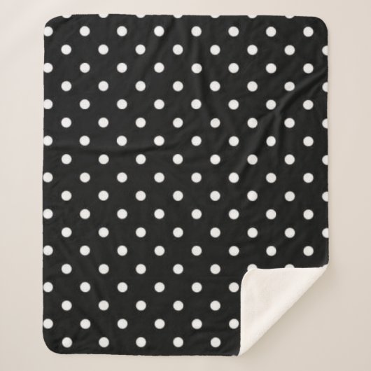 Couverture Sherpa Polka dot (Devant)