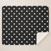 Couverture Sherpa Polka dot (Devant (Horizontal))