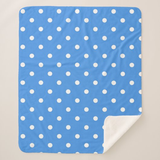 Couverture Sherpa Polka dot (Devant)