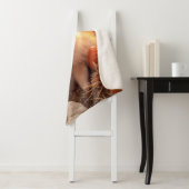 Couverture Sherpa Pomeranian d'automne (En situation)