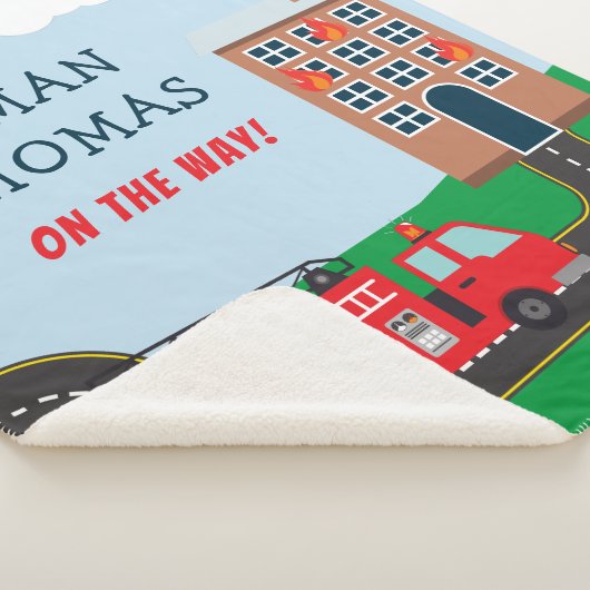 Couverture Sherpa Pompier et Camion d'incendie avec le petit garçon (3/4)