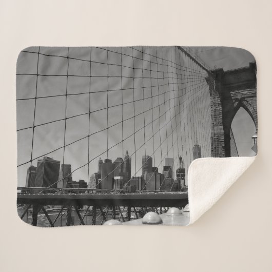 Couverture Sherpa Pont Brooklyn (Devant (Horizontal))