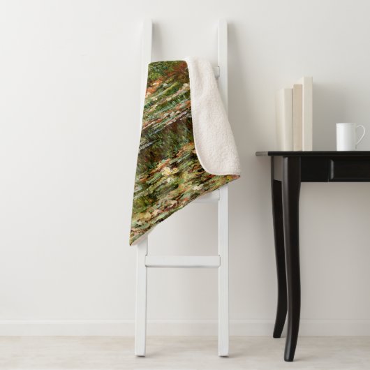 Couverture Sherpa Pont français de Monet Giverney (En situation)