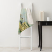 Couverture Sherpa Pont Neuf, Après-midi, Sunlight Camille Pissarro (En situation)