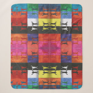 Couverture Sherpa Pop art n°1 par Yeshaya Dank - unité et harmonie