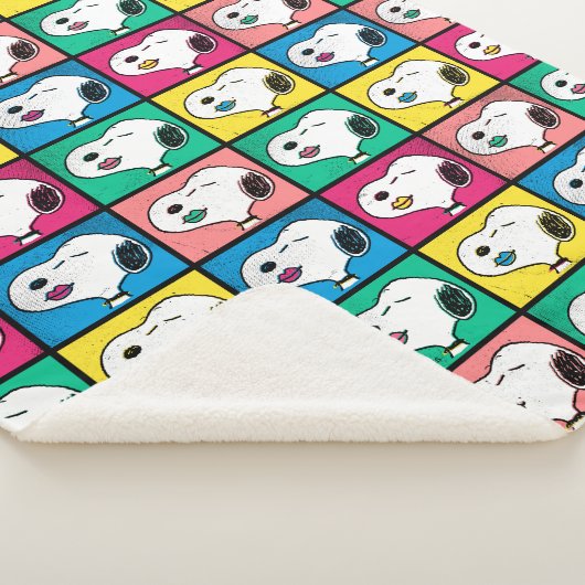 Couverture Sherpa Pop Art Snoopy Lips | Mod pour vous Motif (3/4)