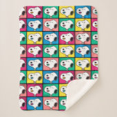 Couverture Sherpa Pop Art Snoopy Lips | Mod pour vous Motif (Devant)