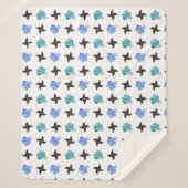 Couverture Sherpa Pop Ninja Throwing Star (Devant)