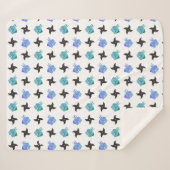 Couverture Sherpa Pop Ninja Throwing Star (Devant (Horizontal))