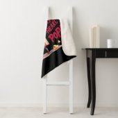 Couverture Sherpa Popcorn Heart Pop Valentine Design (En situation)