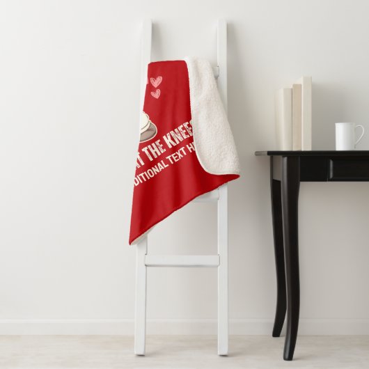 Couverture Sherpa POPEYE Faible À Genoux Fun Valentines Day (En situation)