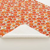 Couverture Sherpa Poppies Art Nouveau Sherpa Blanket (3/4)