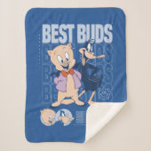 Couverture Sherpa Porky Pig & DAFFY DUCK™ Best Buds (Devant)