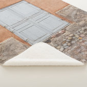 COUVERTURE SHERPA PORTE EN BOIS GRIS (3/4)