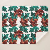 Couverture Sherpa Porte-feuille Sherpa Blanche (Devant (Horizontal))